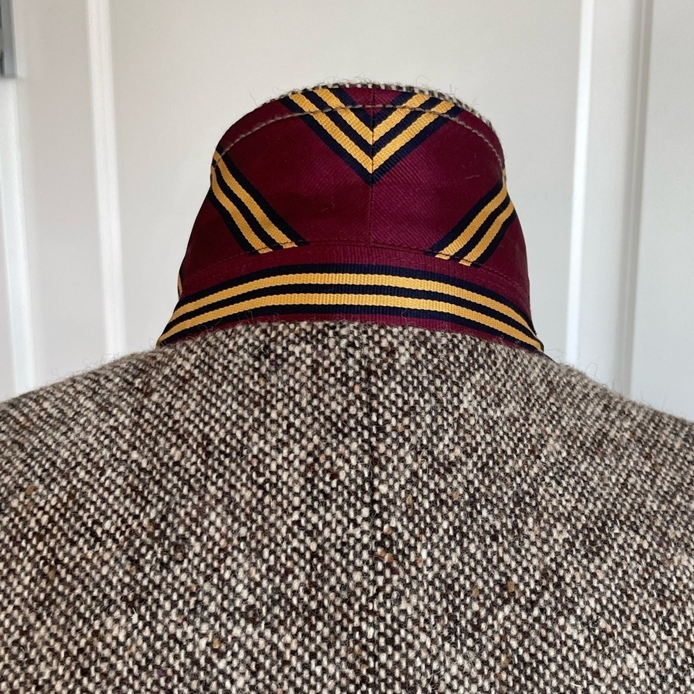 J.CREW by John Hanly Irish Tweed wool jacket Blazer contrast collar size 8 - Picture 4 of 17
